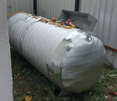 Монтаж газгольдера Спецгаз 1400 л в Москве