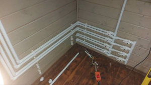 Монтаж газгольдера, котла Baxi и отопления в Москве