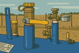 Продувка газгольдера и газопровода Обслуживание и ремонт газгольдера